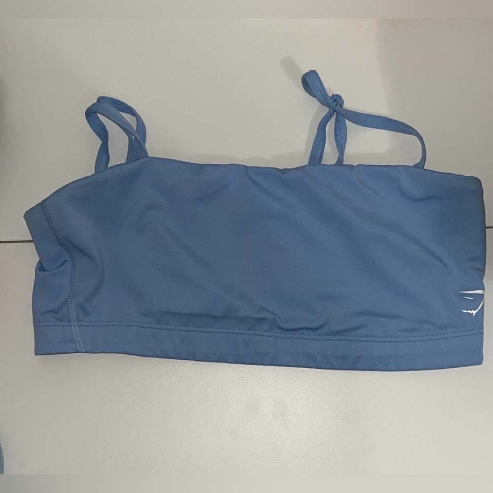 Gymshark Blue Bandeau Sports Bra